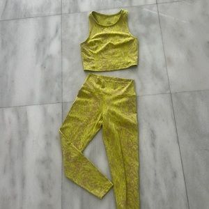 Sweaty Betty Tank and capri leggings set